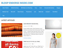 Tablet Screenshot of bloopendorseinside.com
